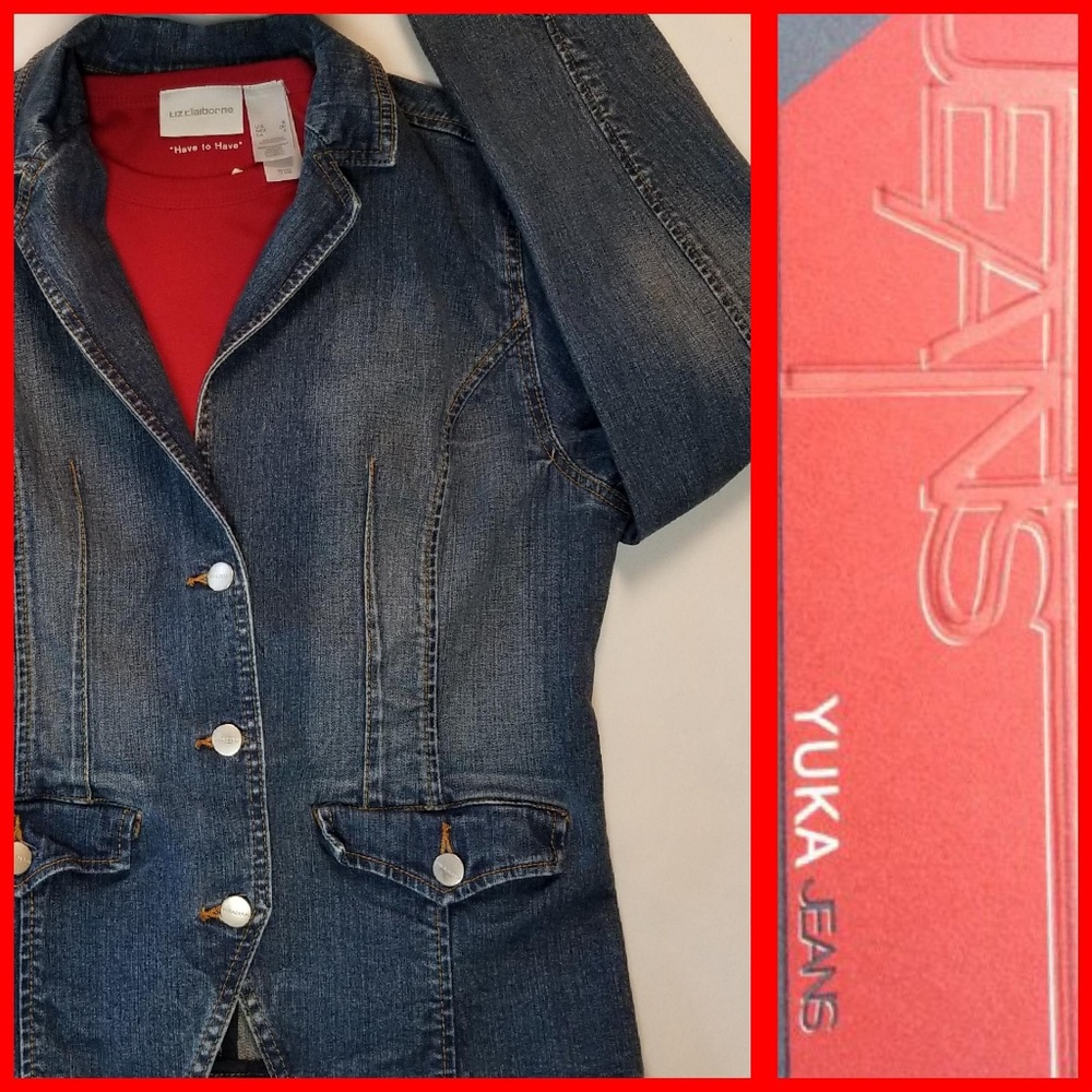 Yuka Jeans Denim Jacket Blazer